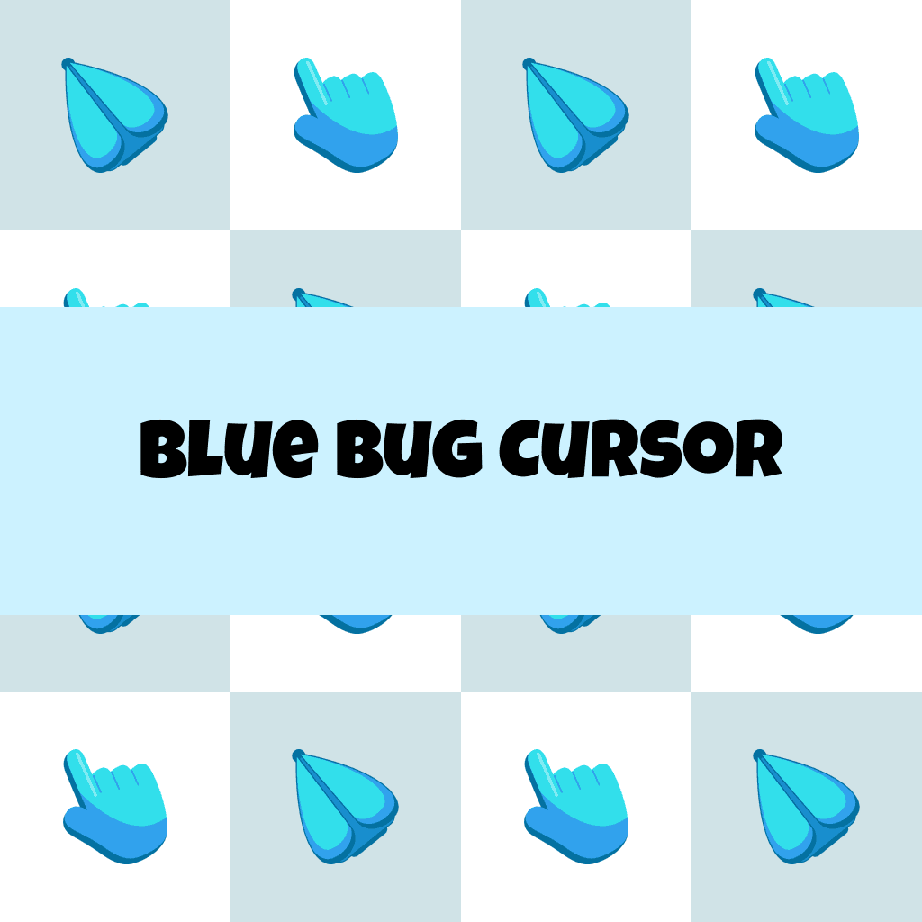 Preview Blue Bug cursor custom cursor pack